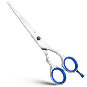 CRUZE Hair Dressign Scissors Silver Colour, with polished finish