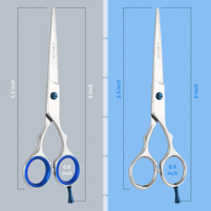 Hair Scissors with dimensions