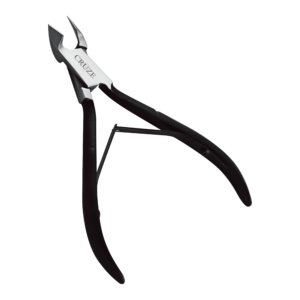 CRUZE Cuticle Cutter with black handle