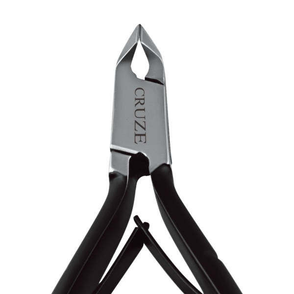CRUZE Cuticle Cutter with black handle